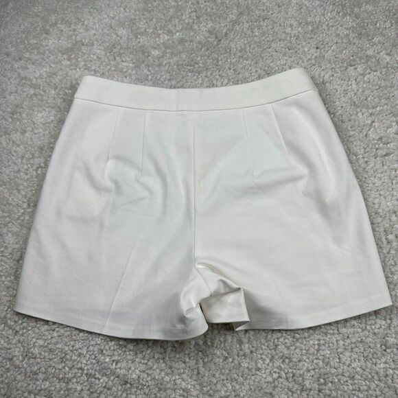 Express Shortie Super High Rise White NEW - Picture 2 of 9